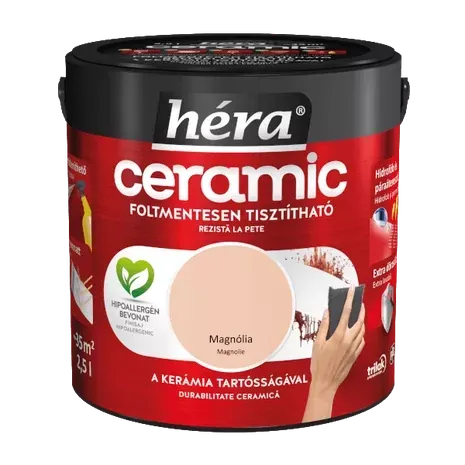 Vopsea ultra-lavabila de interior Héra Ceramic Magnolie 2.5L