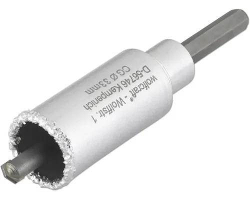 Carotă tungsten Wolfcraft Ø33mm, cu burghiu și hexagon buc