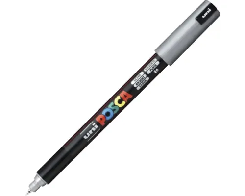 Marker universal Posca PC-1MR argintiu, vârf extra fin 0,7 mm buc
