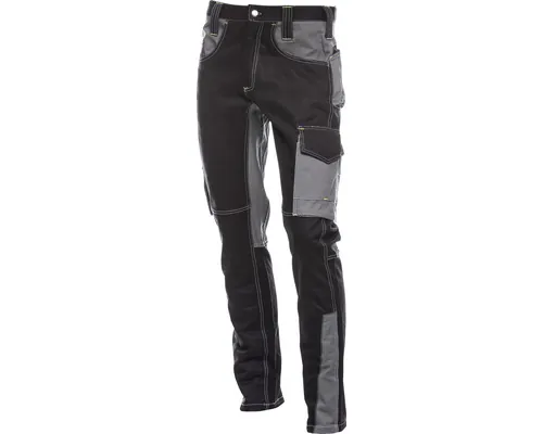 Pantaloni de lucru DCT Amos din bumbac negru/gri, mărimea 52 buc