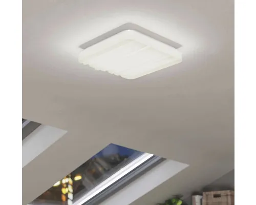 Plafonieră cu LED integrat Eglo Ferentino 10W 1100 lumeni, 280x280 mm, albă buc