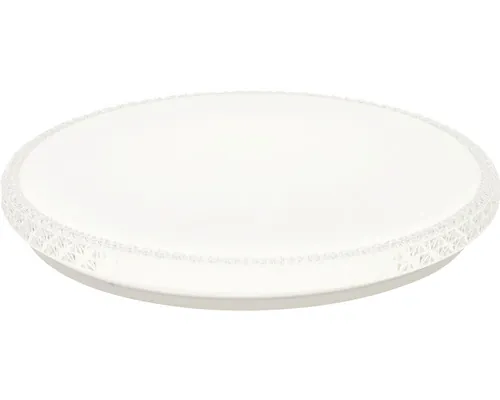 Plafonieră cu LED integrat Pulsar Liuli 36W 2200 lumeni, lumină albă 3000-6500K, albă, incl. telecomandă, conexiune WiFi & Bluetooth buc