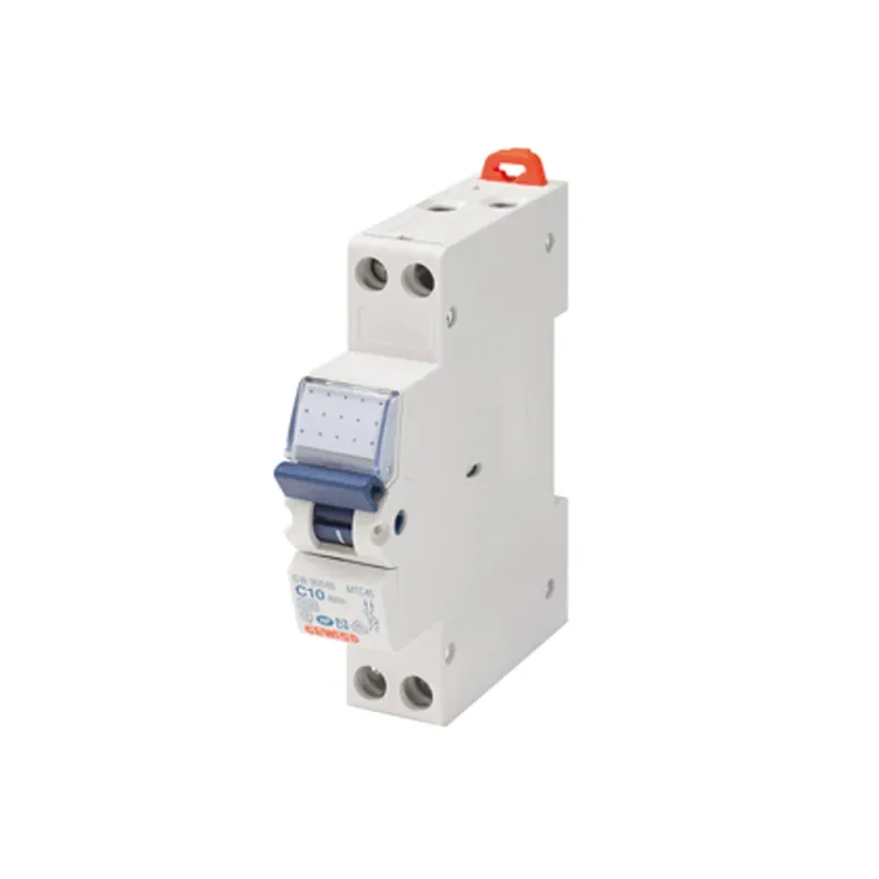 Siguranta automata modulara MCB Gewiss GW90025, 1P+N, 6 A, curba C buc
