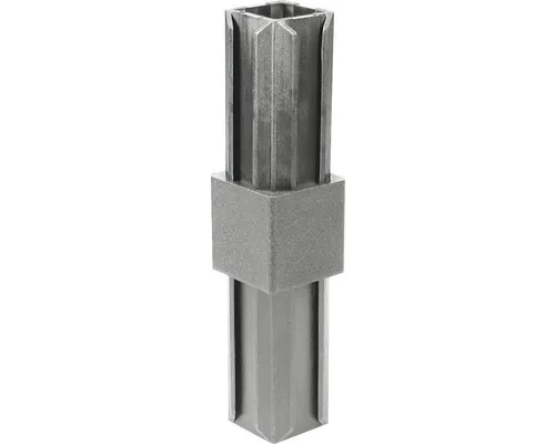 Conector țeavă pătrată Alberts XD 20x20 mm, plastic negru buc