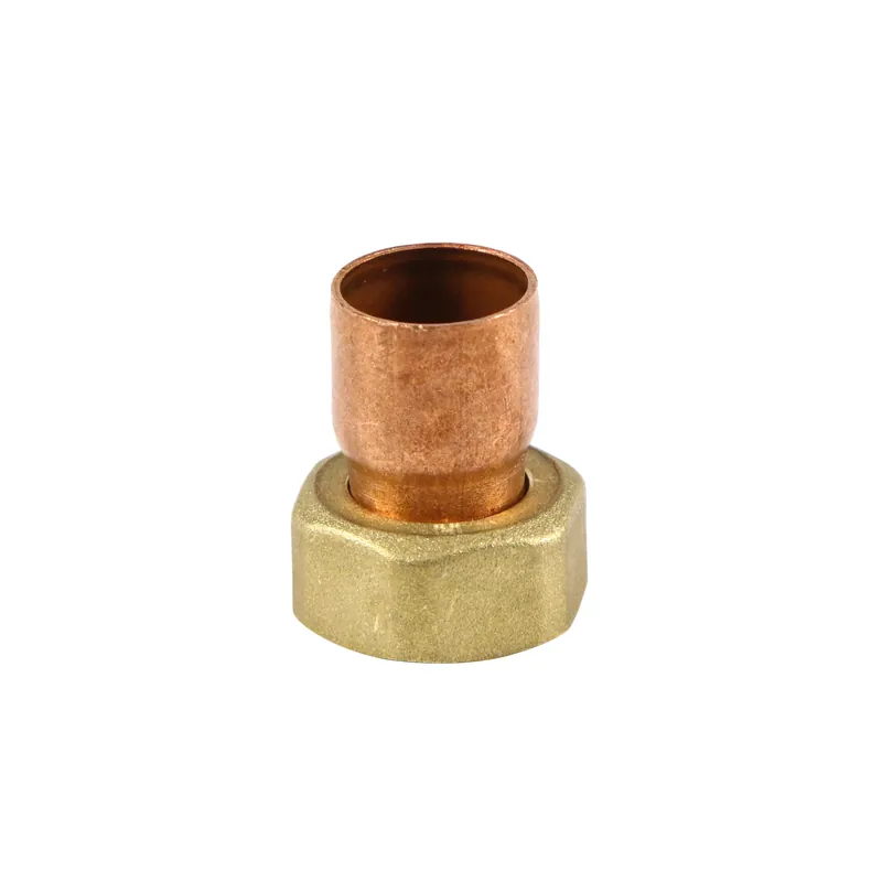 Racord semiolandez drept, cupru, interior-interior, 15 mm x 1/2" buc