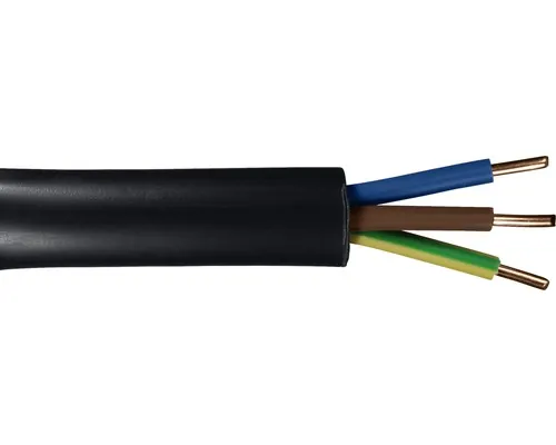 Cablu NYY-J 3x2,5 mm² negru, inel 25m buc