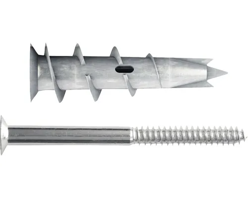 Dibluri metalice autoforante cu șurub Tox Spiral Plus 4,5x50 mm, 50 bucăți, pentru gipscarton pac