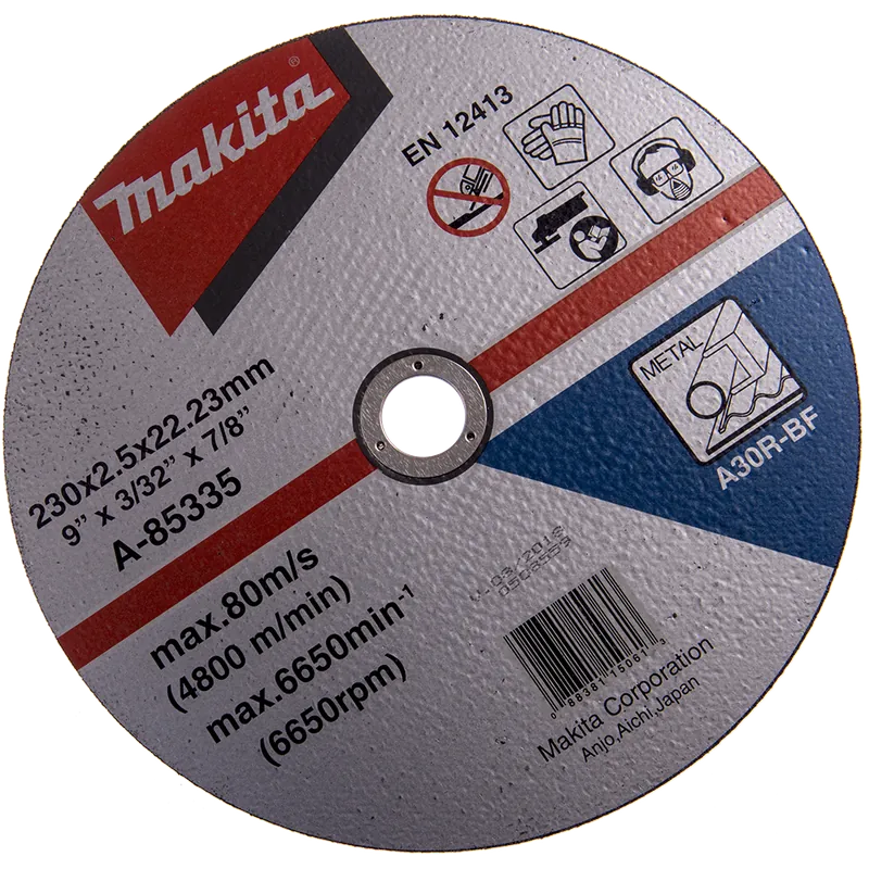 Disc debitare metal, Makita A-85335, 230 x 22.23 x 2.5 m