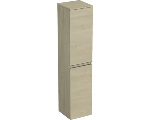 Dulap baie înalt suspendat 35x161,8 cm PAL stejar Kendal Jungborn TRENTA st. mâner negru buc