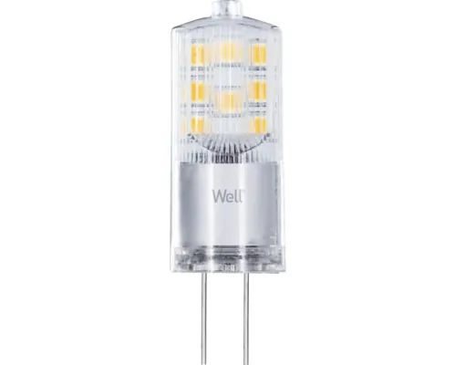 Bec LED Well G4 3W 320 lumeni 12V, formă capsulă, lumină rece buc