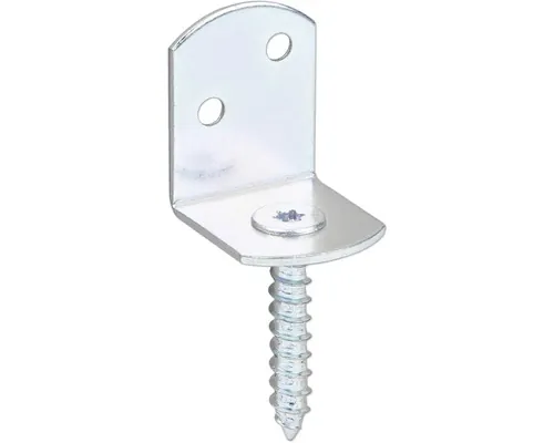 Colțar pentru gard din lemn Kaiserthal 83x38 mm, galben zincat buc