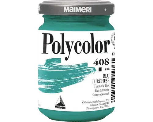 Culoare vinilică Polycolor 408 Turquoise Blue 140 ml buc