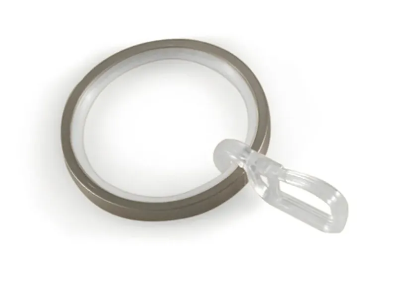 Inel galerie 30408, metal, inox, cu lacas culisare, 25 mm, set 10 bucati 10buc