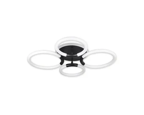 Plafonieră cu LED integrat Klausen Rhea 40W 3200 lumeni, lumină RGB, negru, cu telecomandă buc