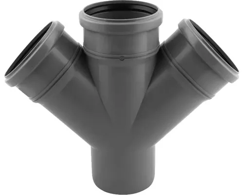 Ramificație dublă VALROM polipropilenă Ø 110/110/110 mm 45° buc