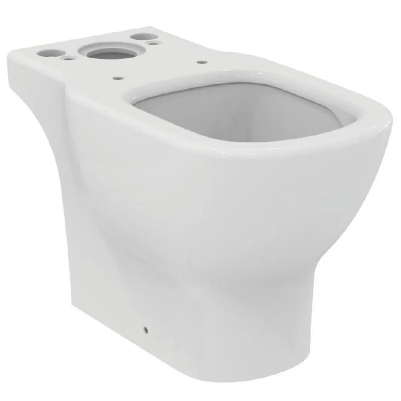 Vas wc stativ, Ideal Standard, Tesi, evacuare laterala, alb, 36x66x40cm