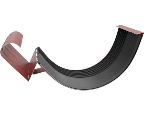 Brățară jgheab PRECIT Ø 125 mm roșu oxid RAL3011 buc