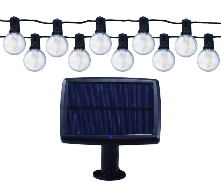 INSTALATIE LUMINOASA SOLARA HEPOL 10 BECURI LED 2700K