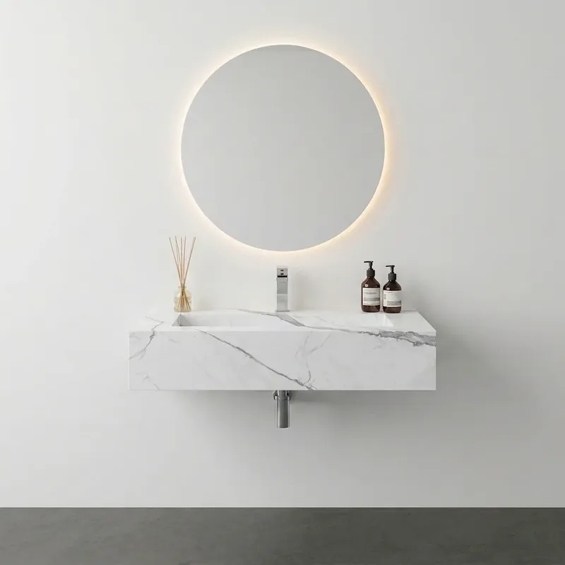 LAVOAR DIN CERAMICA SATORI STATUARIO, 100X47X20 CM
