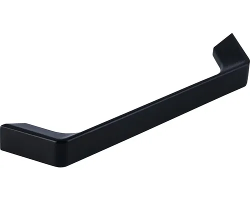 Mâner pentru mobilă distanță perforații 128mm, zincat negru buc