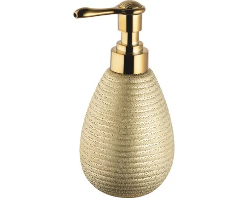 Dozator săpun lichid Gold, ceramică, auriu buc