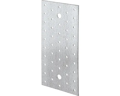 Placă perforată de îmbinare lemn Alberts 200x100x2 mm, oțel zincat Sendzimir buc