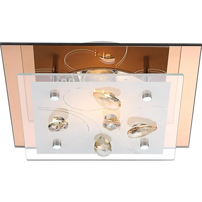 Plafoniera Ayana 40412, 1 x E27, aramiu, clasic buc