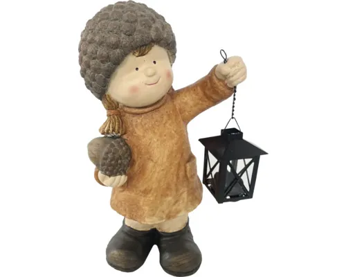 Figurină decorativă fetiță Lafiora H 38 cm maro buc