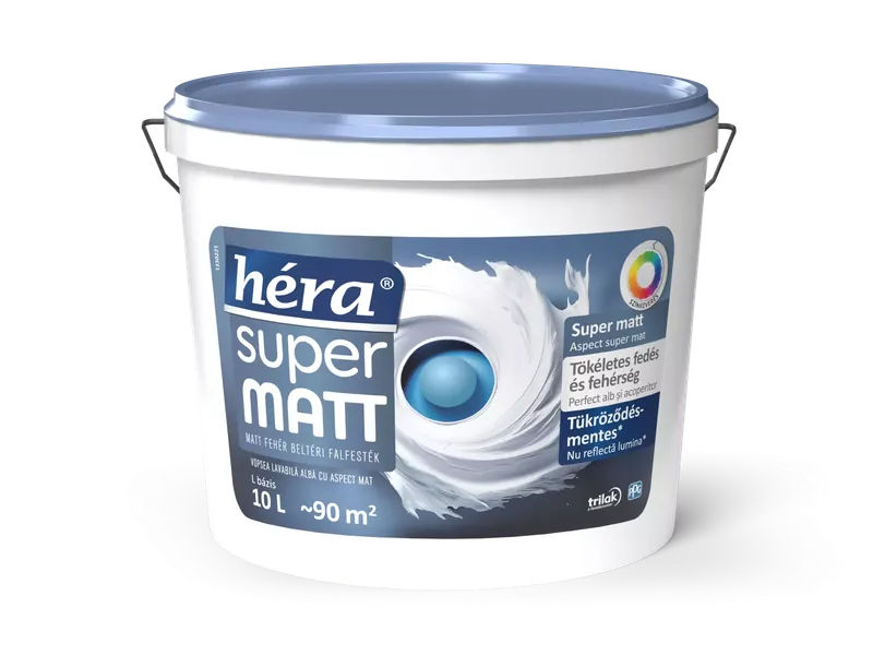 Vopsea lavabila cu efect anti-reflex Héra Super Matt 2.5L