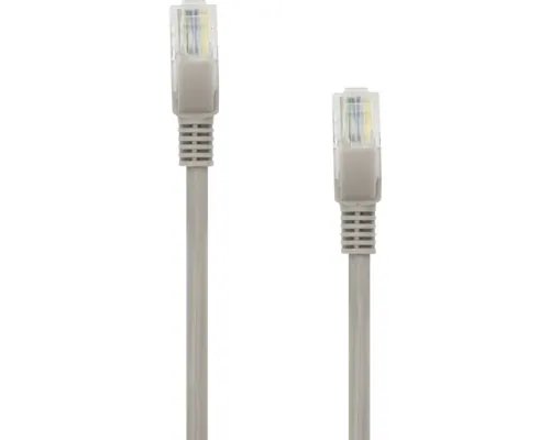 Cablu UTP Cat 5e Sbox 5m gri, conectori auriți buc