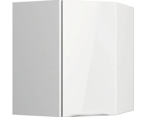 Corp superior de colț bucătărie Optifit Arvid986, 60 cm, alb buc
