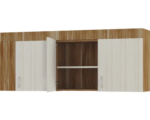 Mobilă de bucătărie Reno, L 150 cm, prun/ulm deschis buc