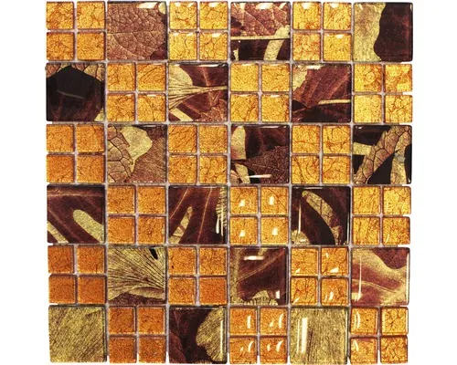 Mozaic sticlă XCM 8SRO portocaliu 30x30 cm buc