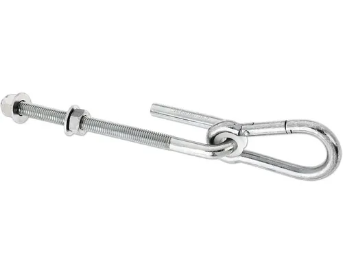 Șurub metric cu carabinieră Alberts M12x200 mm oțel zincat galben, pentru leagăne & balansoare buc