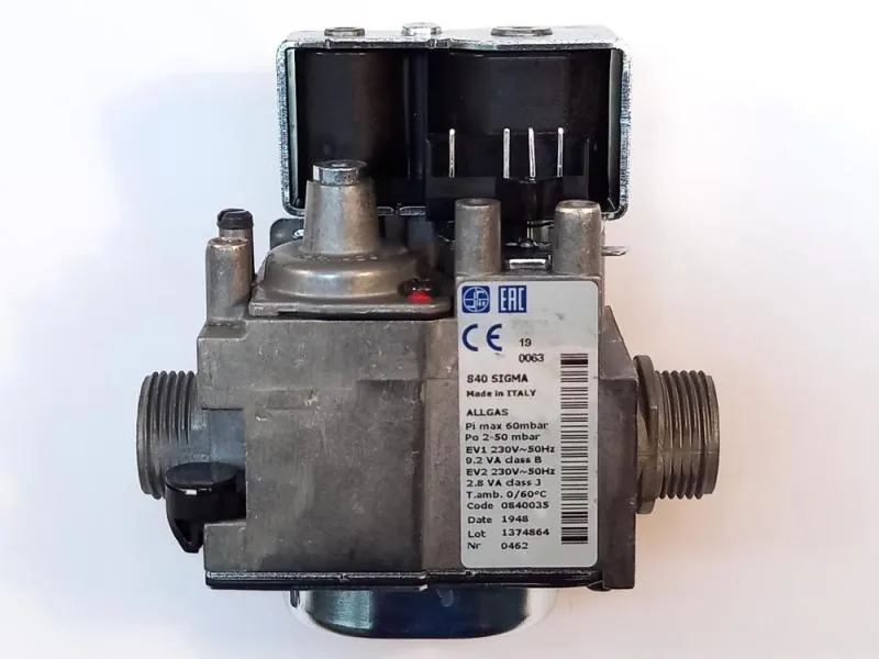Vana gaz, SIT, 840 SIGMA, 0840035, pentru cazane RTN E, RTN PVE, RTFS, 2-50MBAR, 3/4"M, EV1-EV2 230V/50HZ