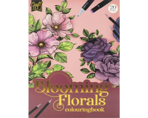 Carte de colorat A4 Bohemian Vibes, 20 modele buc