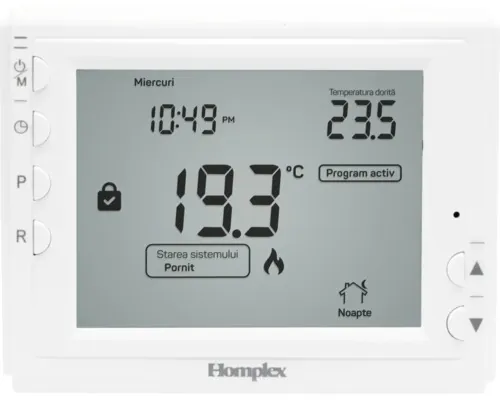 Termostat centrală programabil cu radiofrecvență (wireless) Homeplex 909 RF buc