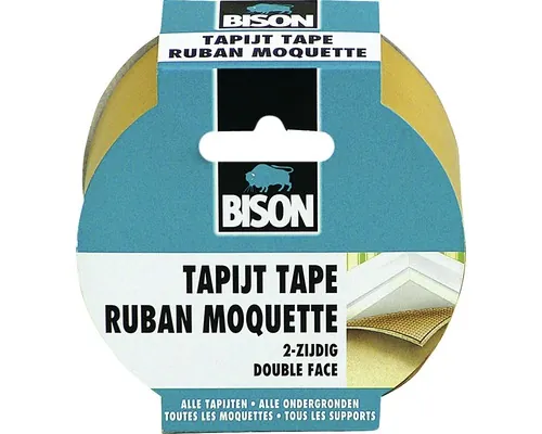 Bandă dublu adezivă pentru mochete și covoare Bison 50 mm x 10 m buc