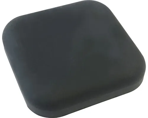 Opritor de ușă autoadeziv Tarrox Ø45mm plastic negru pachet 2 bucăți