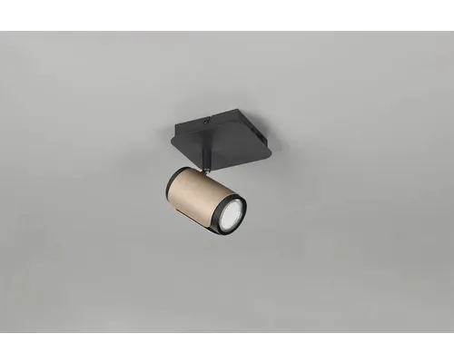 Spot aplicat Gillian GU10 max. 1x10W, metal/negru buc