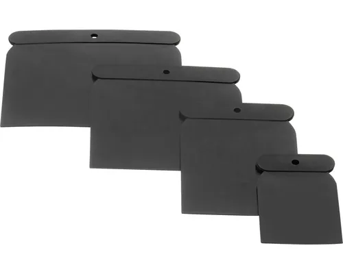Set șpacluri plastic tip japonez Hufa 50/80/100/120 mm, 4 piese buc