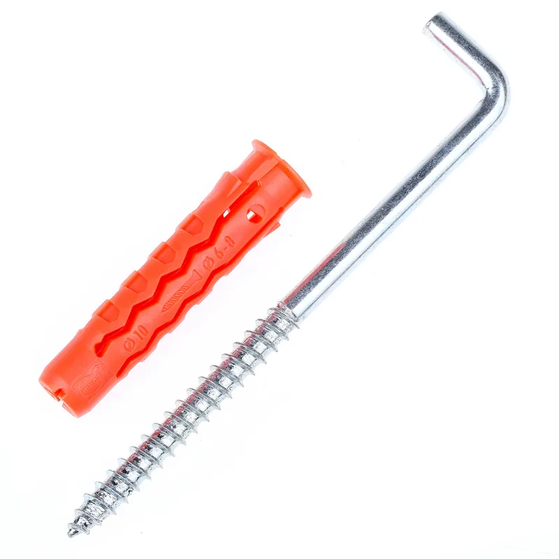 Diblu MQ, 10 x 50 mm, cu carlig tip L, 6 x 100 mm, 2 BUC