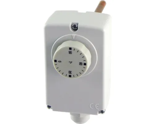 Termostat imersie cu teacă, ajustabil, carcasat, 0-90°C buc