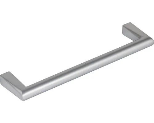 Mâner pentru mobilă distanță perforații 128mm, aluminiu crom mat buc