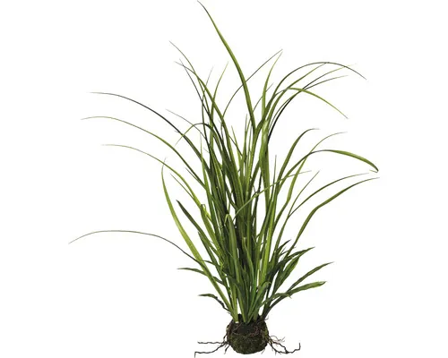 Plantă artificială Iarbă în ghiveci H 53 cm verde buc