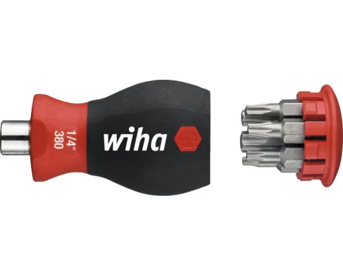 Șurubelniță 1/4 Wiha suport magnetic, 6 biți buc