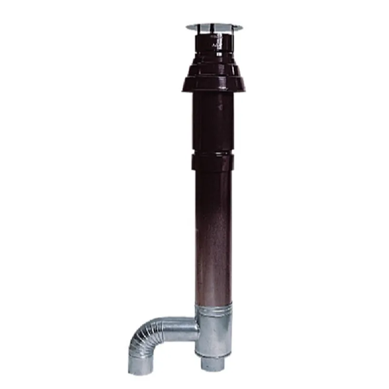 TUB INOX FUM, M/F,CU GARNITURA, PTR GENERATOR "PA" D.100mm, L =1000mm