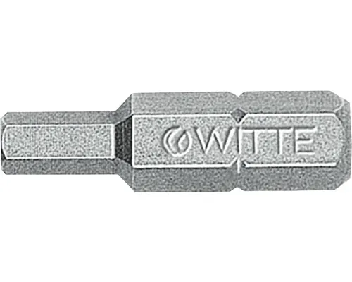 Biți șurubelniță hexagon Witte Industrie 1/4 4mm 25mm, pachet 2 bucăți