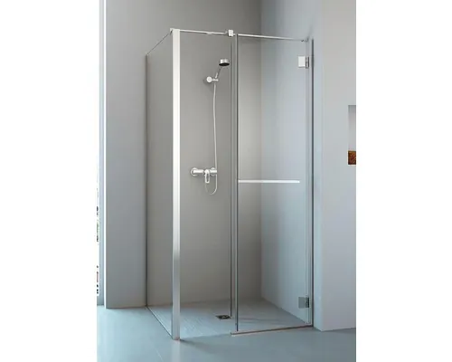 Cabină de duș pătrată Radaway Carena KDJ, 90x90x195 cm, sticlă securizată transparentă, profil crom, dreapta buc