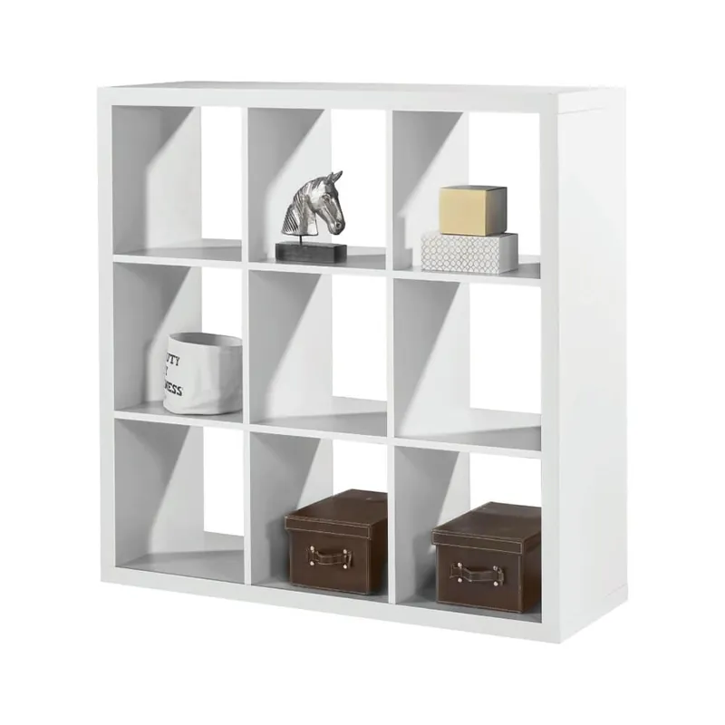 Corp modular Cube, 112x38x112 cm, culoare alb, MDF